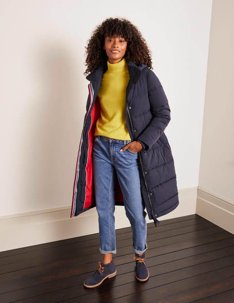 Thompson Puffer Coat - Navy Thompson Puffer Coat - Navy