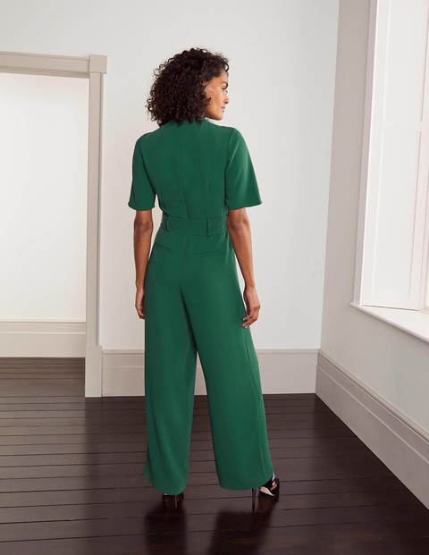 Sophie Belted Jumpsuit - Deep Forest Sophie Belted Jumpsuit - Deep Forest