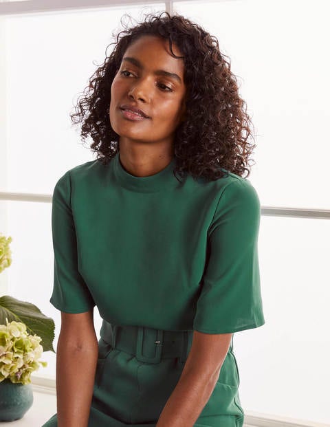 Sophie Belted Jumpsuit - Deep Forest Sophie Belted Jumpsuit - Deep Forest