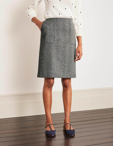 Atkins Tweed Mini - Grey/Ivory Herringbone Atkins Tweed Mini - Grey/Ivory Herringbone
