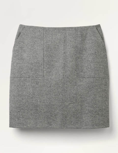 Atkins Tweed Mini - Grey/Ivory Herringbone Atkins Tweed Mini - Grey/Ivory Herringbone