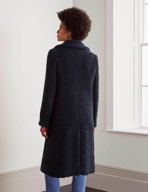 Elveden Textured Coat - Navy Elveden Textured Coat - Navy