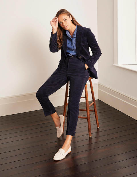 Dulwich Cord Trousers - Navy Dulwich Cord Trousers - Navy