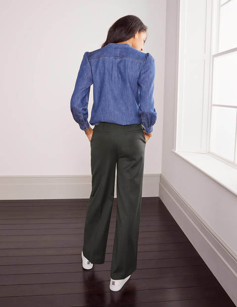 Wesley Wool Pants - Deep Forest Melange Wesley Wool Pants - Deep Forest Melange