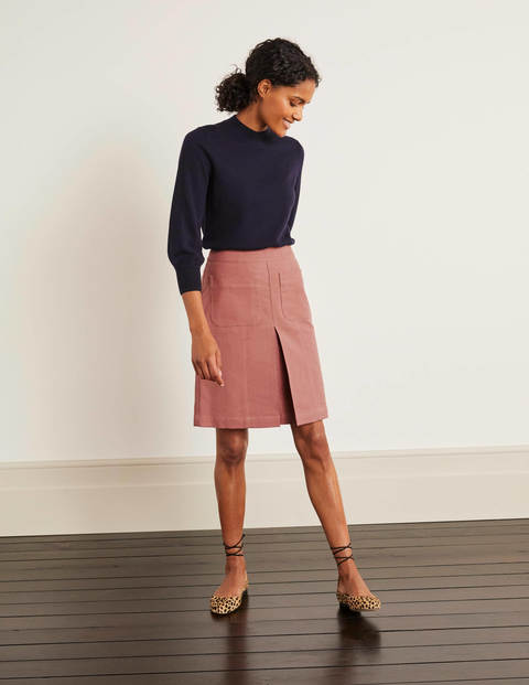 Auria Moleskin Skirt - Dusty Rose Auria Moleskin Skirt - Dusty Rose