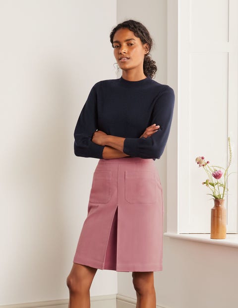 Auria Moleskin Skirt - Dusty Rose Auria Moleskin Skirt - Dusty Rose