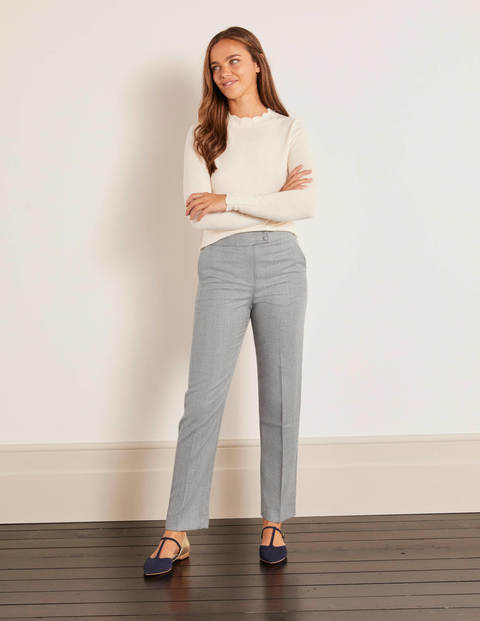 Kennford Tweed Pants - Grey Marl Herringbone Kennford Tweed Pants - Grey Marl Herringbone