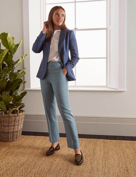 Kennford Tweed Pants - Blue Herringbone Kennford Tweed Pants - Blue Herringbone