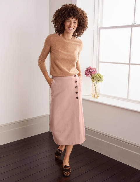 Darcey Midi Skirt - Pale Pink Darcey Midi Skirt - Pale Pink