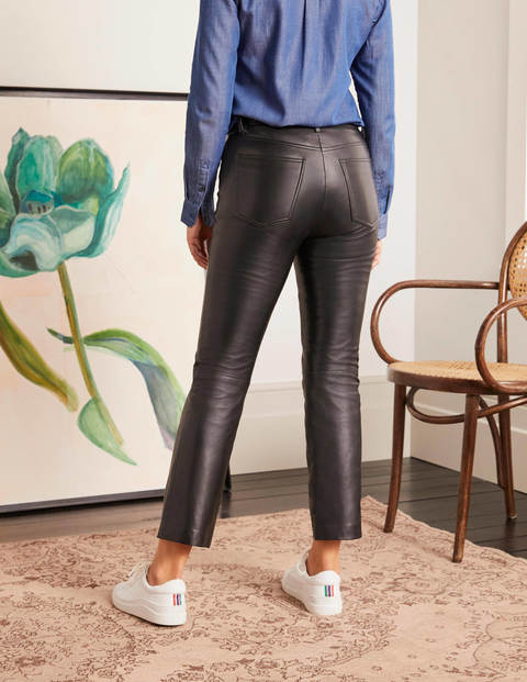 Grosvenor Leather Trousers - Black Grosvenor Leather Trousers - Black