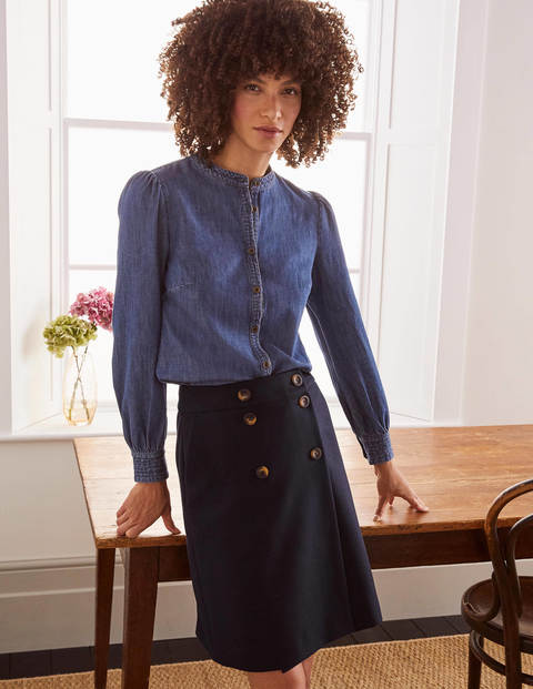 Eloise Mini Skirt - Navy Eloise Mini Skirt - Navy