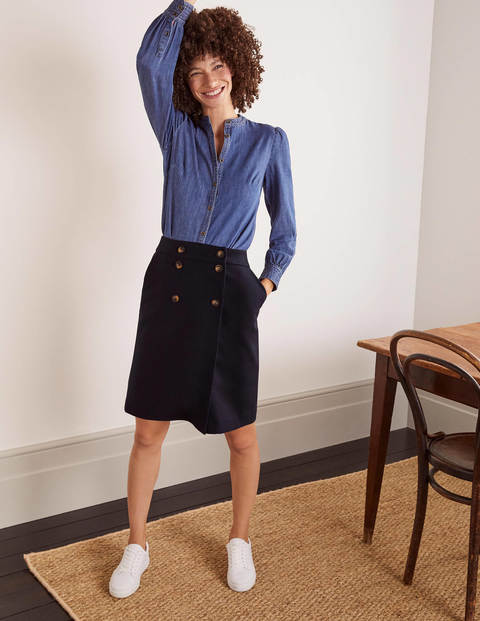 Eloise Mini Skirt - Navy Eloise Mini Skirt - Navy