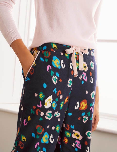 Vanessa Cosy Bottoms - French Navy, Sketchy Cheetah Vanessa Cosy Bottoms - French Navy, Sketchy Cheetah