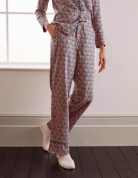 Janie Pajama Bottoms - Milkshake, Fanciful Geo Janie Pajama Bottoms - Milkshake, Fanciful Geo