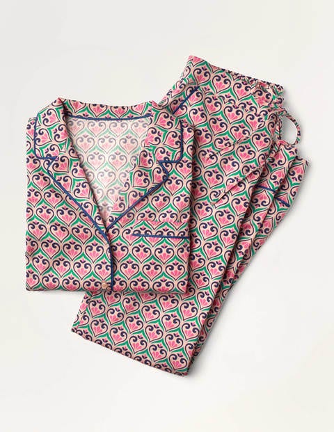 Janie Pajama Bottoms - Milkshake, Fanciful Geo Janie Pajama Bottoms - Milkshake, Fanciful Geo
