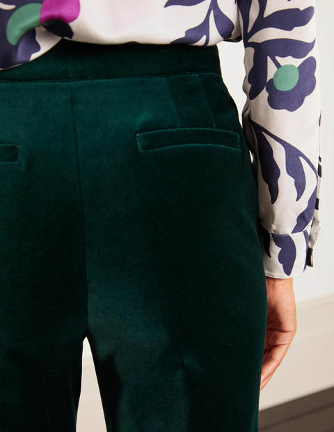 Siddal Velvet Trousers - Deep Forest Siddal Velvet Trousers - Deep Forest