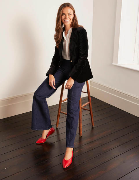 Siddal Velvet Blazer - Black Siddal Velvet Blazer - Black