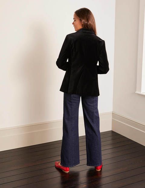 Siddal Velvet Blazer - Black Siddal Velvet Blazer - Black