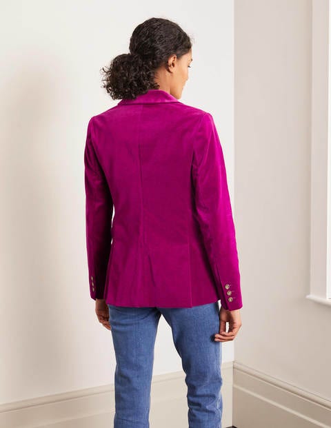 Siddal Velvet Blazer - Jewel Purple Siddal Velvet Blazer - Jewel Purple