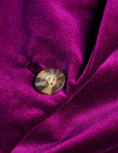 Siddal Velvet Blazer - Jewel Purple Siddal Velvet Blazer - Jewel Purple