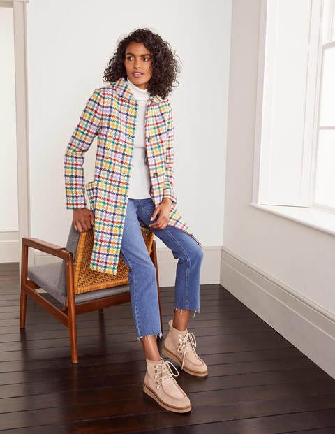 Clifford Coat - Rainbow check Clifford Coat - Rainbow check