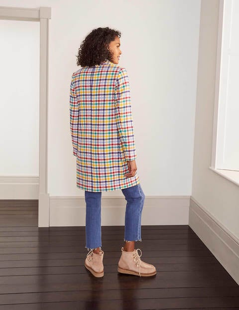 Clifford Coat - Rainbow check Clifford Coat - Rainbow check