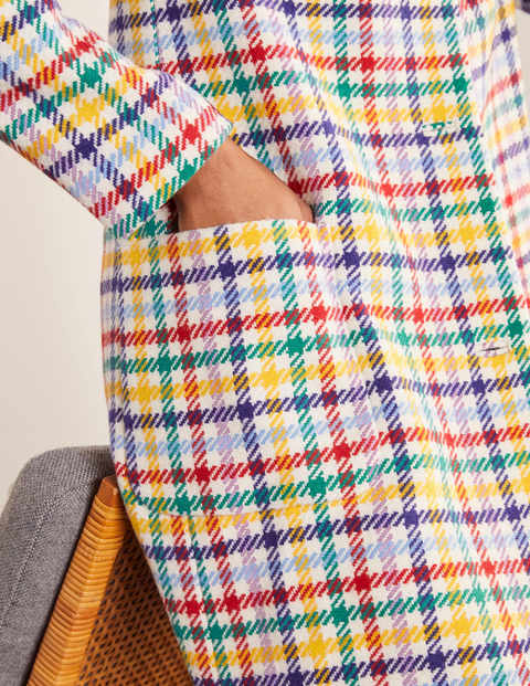 Clifford Coat - Rainbow check Clifford Coat - Rainbow check