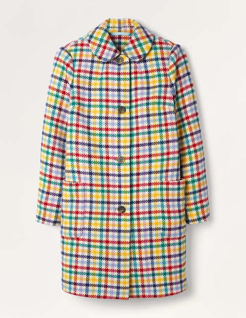 Clifford Coat - Rainbow check Clifford Coat - Rainbow check