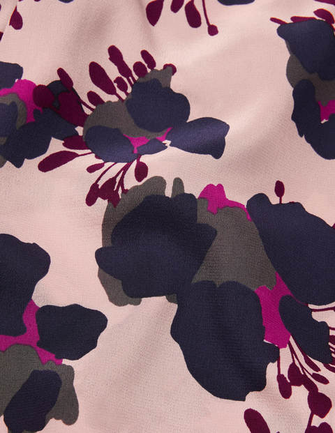 The Silk Shirt - Milkshake, Wild Floret Large The Silk Shirt - Milkshake, Wild Floret Large