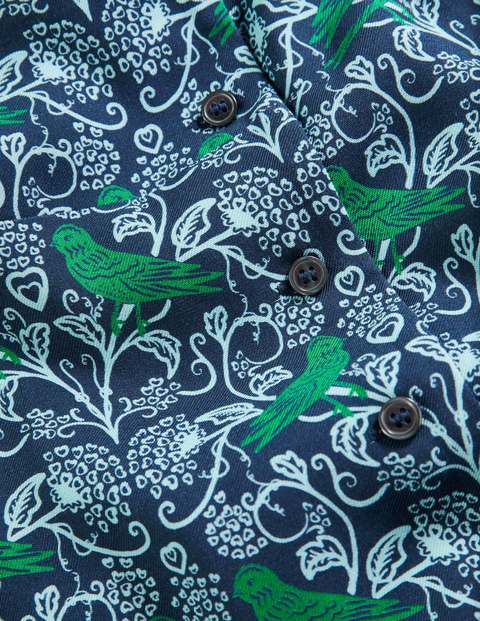 Otillie Shirt Dress - Navy Frosted Blue, Love Finch Otillie Shirt Dress - Navy Frosted Blue, Love Finch