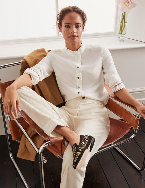 Margie Cord Shirt - Ecru Margie Cord Shirt - Ecru