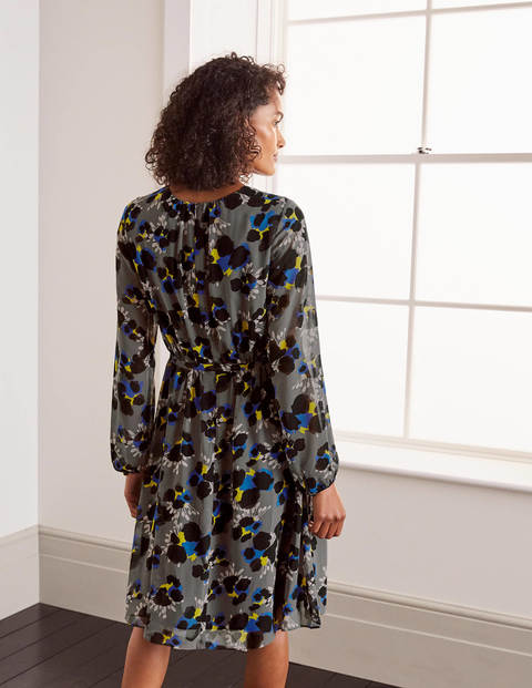 Dorothy Dress - Pewter, Wild Floret Dorothy Dress - Pewter, Wild Floret