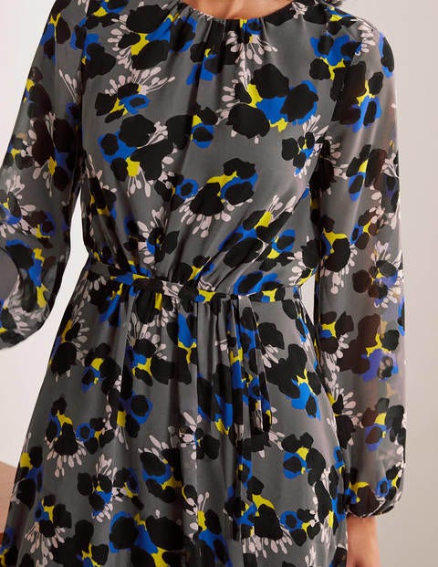 Dorothy Dress - Pewter, Wild Floret Dorothy Dress - Pewter, Wild Floret