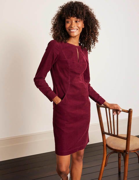 Caroline Cord Dress - Ruby Ring Caroline Cord Dress - Ruby Ring