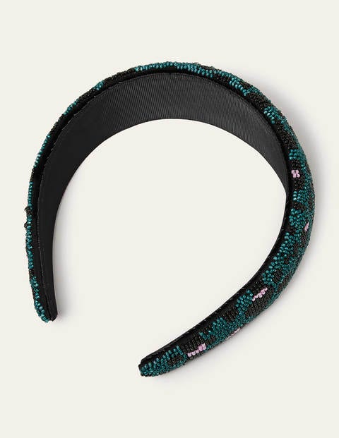 Beaded Headband - Deep Forest Beaded Headband - Deep Forest
