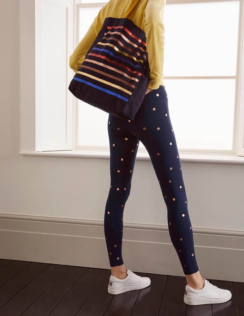 Favourite Leggings - Navy and Gold, Polka Dot Favourite Leggings - Navy and Gold, Polka Dot