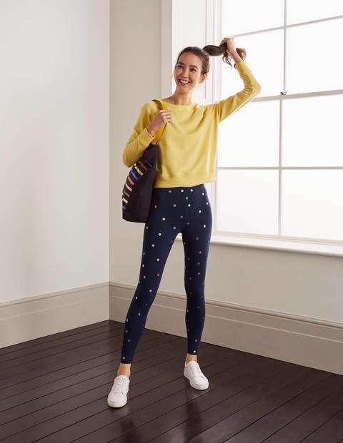Favourite Leggings - Navy and Gold, Polka Dot Favourite Leggings - Navy and Gold, Polka Dot