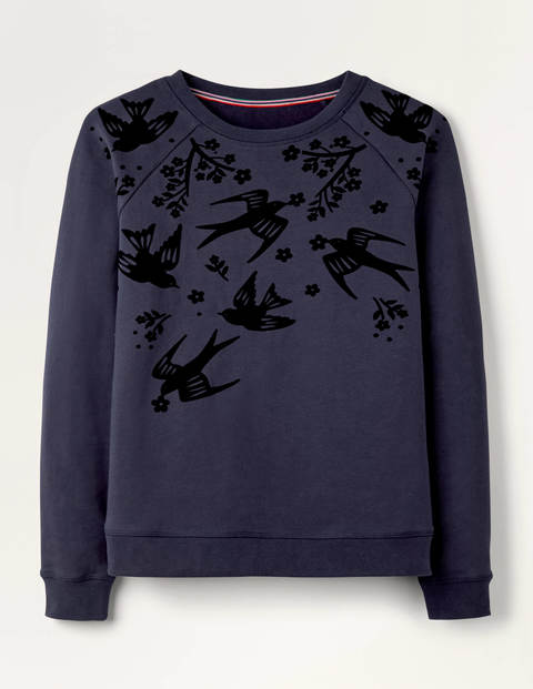 The Sweatshirt - Navy, Magical Bird Placement The Sweatshirt - Navy, Magical Bird Placement