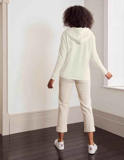 Jersey Lounge Hoodie - Ivory Jersey Lounge Hoodie - Ivory