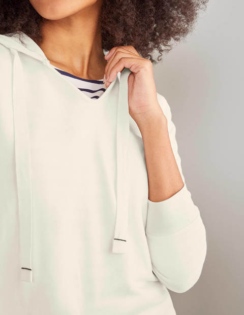 Jersey Lounge Hoodie - Ivory Jersey Lounge Hoodie - Ivory