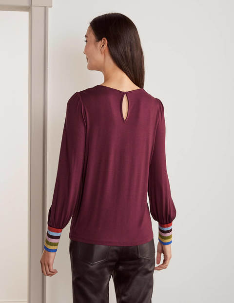 Olivia Jersey Top - Ruby Ring Olivia Jersey Top - Ruby Ring