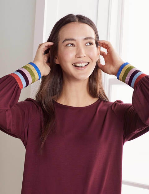 Olivia Jersey Top - Ruby Ring Olivia Jersey Top - Ruby Ring