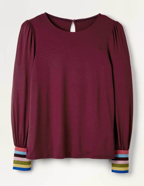 Olivia Jersey Top - Ruby Ring Olivia Jersey Top - Ruby Ring
