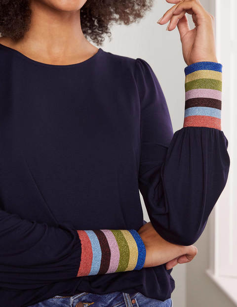 Olivia Jersey Top - Navy Olivia Jersey Top - Navy