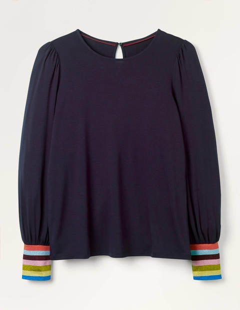 Olivia Jersey Top - Navy Olivia Jersey Top - Navy