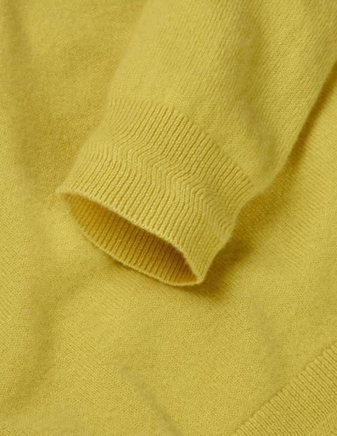 Kaschmir-Rollkragenpullover - Kanariengelb Kaschmir-Rollkragenpullover - Kanariengelb