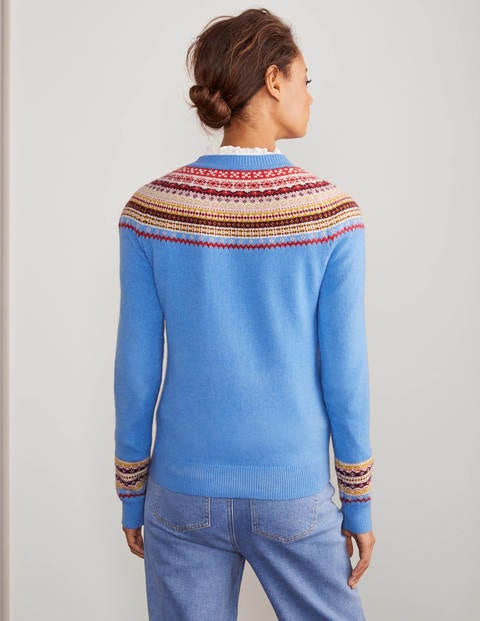 Aberdeen Fair Isle Jumper - Linseed Aberdeen Fair Isle Jumper - Linseed
