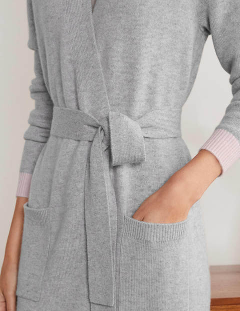 Wilton Cashmere Robe - Grey Melange Wilton Cashmere Robe - Grey Melange