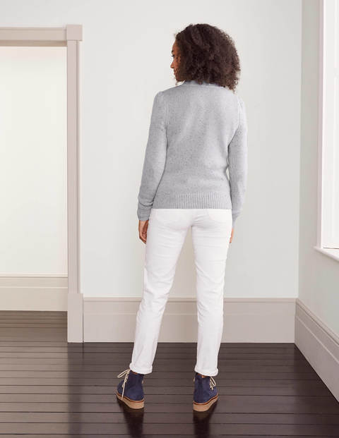 Beaufort Cashmere Cardigan - Winter Slate Nep Beaufort Cashmere Cardigan - Winter Slate Nep