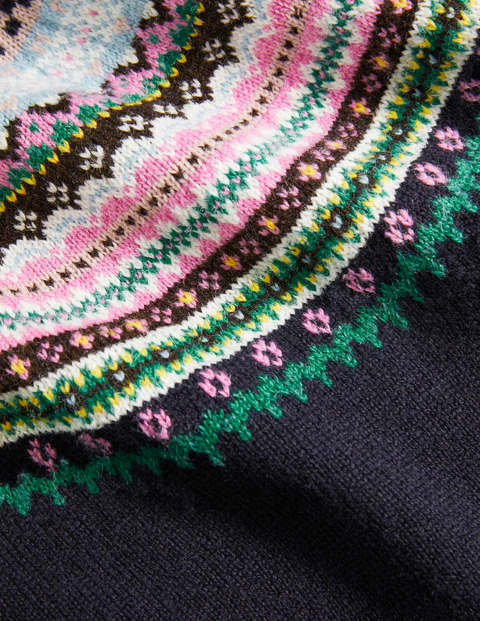 Frances Fair Isle Dress - Navy Frances Fair Isle Dress - Navy
